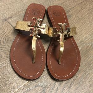 Tory Burch Gold Sandals - Hard to find!!!